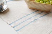LAPUAN KANKURIT (ラプアンカンクリ) | USVA　bath towel 48x70cm (linen-bright blue) | タオル 北欧 おしゃれの商品画像