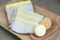 SALE 10%աLAPUAN KANKURIT (ץ󥫥󥯥) | USVAbath towel 48x70cm (linen- yellow) |  ̲ ξʲ