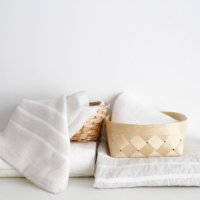 LAPUAN KANKURIT (ラプアンカンクリ) | USVA　bath towel 48x70cm (linen-white) | タオル 北欧 おしゃれの商品画像