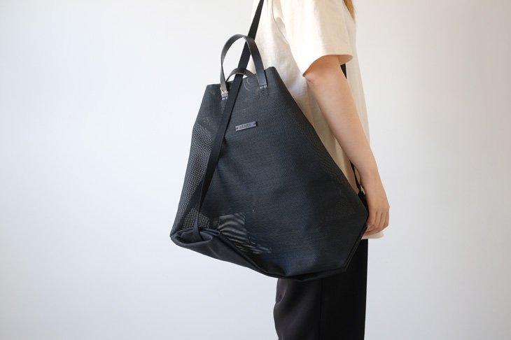 HANSKA (ハンスカ) | Backpack MOIRE (black mesh) | 送料無料 バッグ