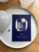 LACE & STRIPES | ABSTRACT SHAPES WALL CALENDAR 2023 | 壁掛けカレンダー メール便送料無料 北欧 シンプル インテリア 壁飾り おしゃれの商品画像