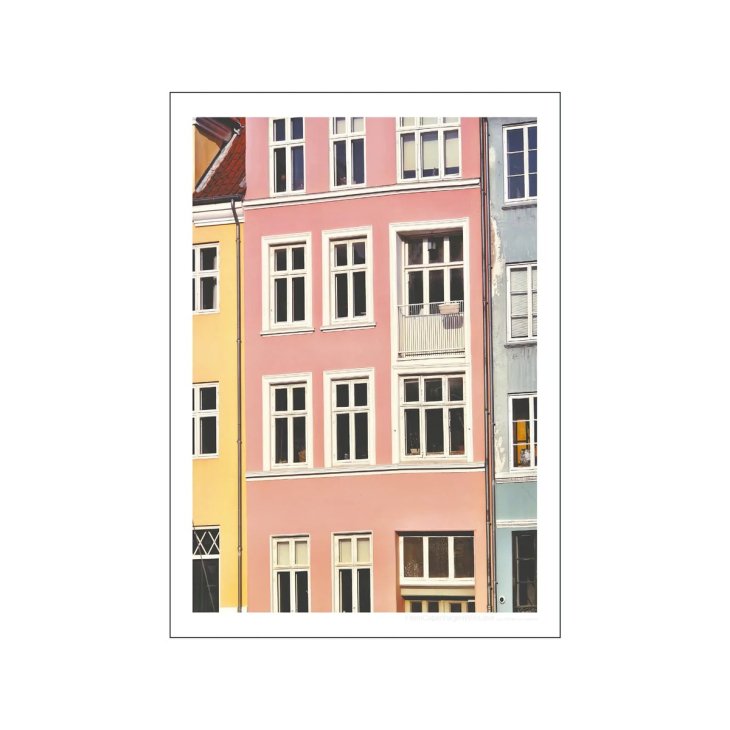 From Copenhagen With Love | Nyhavn Facade | A3 アートプリント