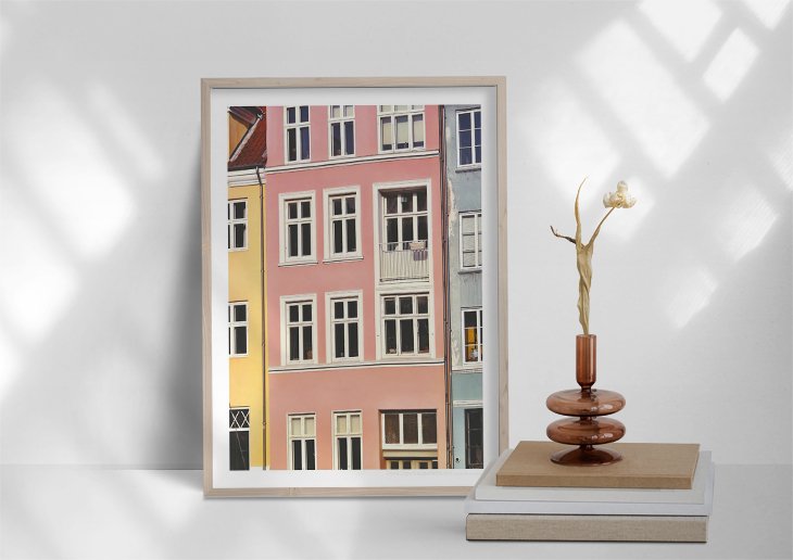 From Copenhagen With Love | Nyhavn Facade | A3 アートプリント 