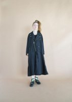 SALE 30%աbedsidedrama (٥åɥɥɥ) | Rider pleats coat (black) size 1 |    饤  ǥ ξʲ