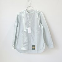 ASEEDONCLOUD | Handwerker HW collarless shirt (stripe/green) size XS | シャツ アシードンクラウド ハンドベーカーの商品画像