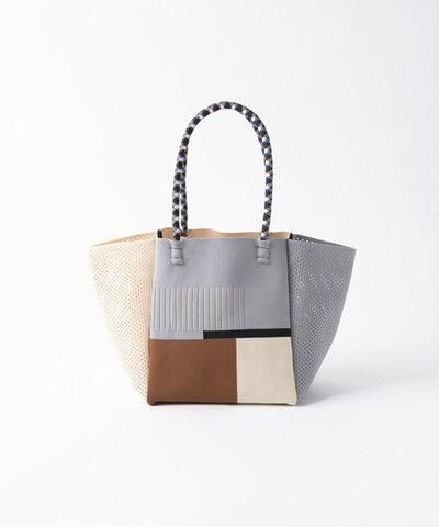 Tricote | サイドメッシュトートバッグ (light gray) | バッグ 