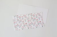 otsukiyumi | postcard (tulip red) | ポストカード グリーティングカード 水彩 かわいい ギフト プレゼントの商品画像