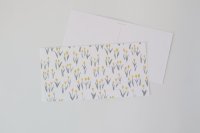 otsukiyumi | postcard (tulip yellow) | ポストカード グリーティングカード 水彩 かわいい ギフト プレゼントの商品画像