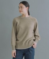 SALE 20%աWHYTO. (ۥ磻) | Bicolor design knit (beige brown) | ̵ ȥåץ ˥å ޯξʲ