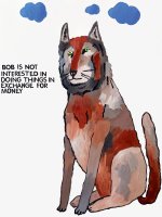 retrowhale | BOB IS NOT INTERESTED IN DOING THINGS POSTER | A3 ȥץ/ݥξʲ