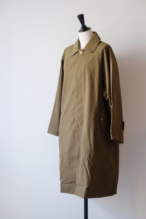 the last flower of the afternoon | 夜のほとり wide balmacaan coat