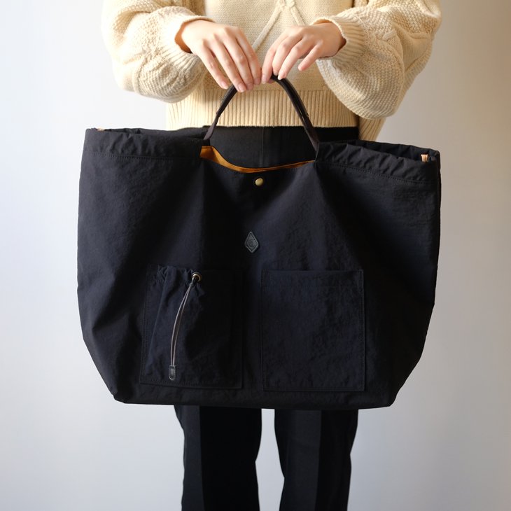 CLEDRAN (クレドラン) | LUMI BIG TOTE (black) | バッグ トートバッグ