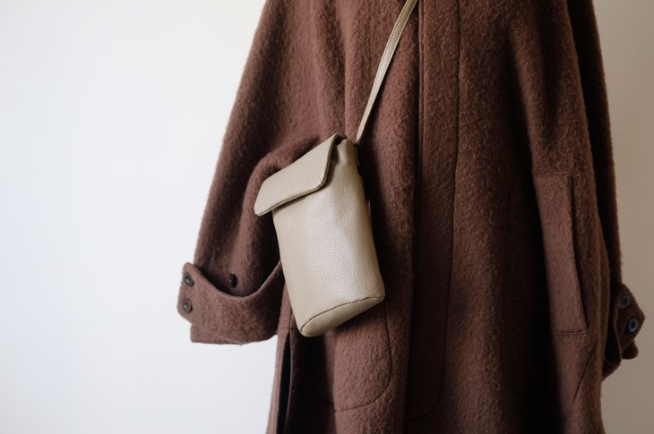 CLEDRAN (クレドラン) | SOU POUCH SHOULDER (taupe) | 送料無料