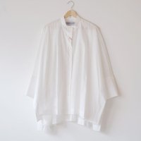 STAMP AND DIARY | スタンドカラービッグワイドシャツ (white) | 送料無料 ブラウス スタンプアンドダイアリー レディースの商品画像