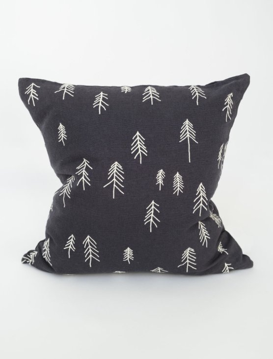 FINE LITTLE DAY | TALL EMBROIDERED CUSHION COVER - BLUE (no.1662 