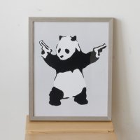 BANKSY (Х󥯥) | Panda with Guns | ȥץ/ȥݥ ե졼դ ̲ 󥢡 ꥹξʲ
