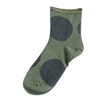 Homie (ۥߡ) | Big Dot Short Socks (khaki) |  å İ ޯξʲ