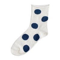 Homie (ۥߡ) | Cotton Linen Dot Socks (natural) |  å İ ޯξʲ