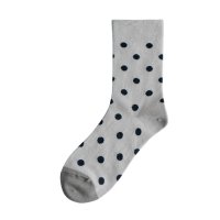 Homie (ۥߡ) | Cotton Dot Bicolor Socks (beige) |  å İ ޯξʲ