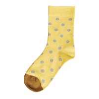 Homie (ۥߡ) | Cotton Dot Bicolor Socks (yellow) |  å İ ޯξʲ