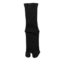 Homie (ۥߡ) | Cotton Rib Tabi Socks (black) |  å İ ޯξʲ