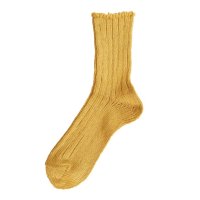 Homie (ۥߡ) | French Linen Rib Socks (yellow) |  å İ ޯξʲ