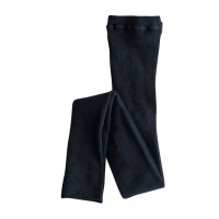 Homie (ۥߡ) | Cotton Linen Rib Leggings (black) | 쥮 ץ ޯξʲ