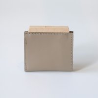 yuruku (륯) | Wood Plate Folder Half Wallet 2 (gray)  |  쥶åȡ̵ ץ  ۤξʲ