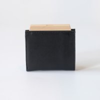 yuruku (륯) | Wood Plate Folder Half Wallet 2 (black)  |  쥶åȡ̵ ץ  ۤξʲ