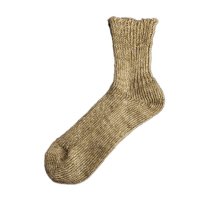 Homie (ۥߡ) | Linen Short Socks (khaki brown) | å ץ ޯξʲ