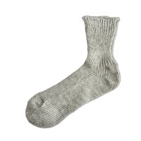 Homie (ۥߡ) | Linen Short Socks (light gray) | å ץ ޯξʲ