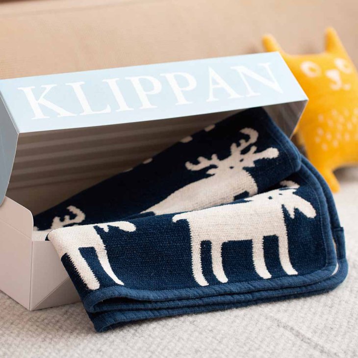 KLIPPAN (クリッパン) | シュニールコットン ベングトのムース (navy