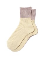 OBSCURE SOCKS (オブスキュアソックス) | プラナス (lavender / beige) |  レディース 靴下の商品画像