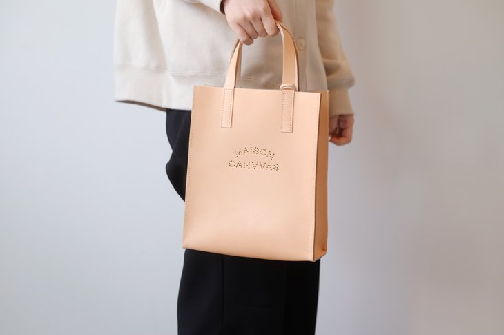 MAISON CANVVAS (メゾンキャンバス) | CANVAS tote S (beige) | 送料