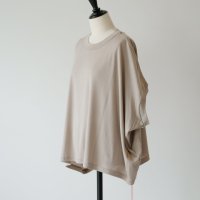 STAMP AND DIARY | ワイドフレンチスリーブTシャツ (beige) | トップス スタンプアンドダイアリーの商品画像
