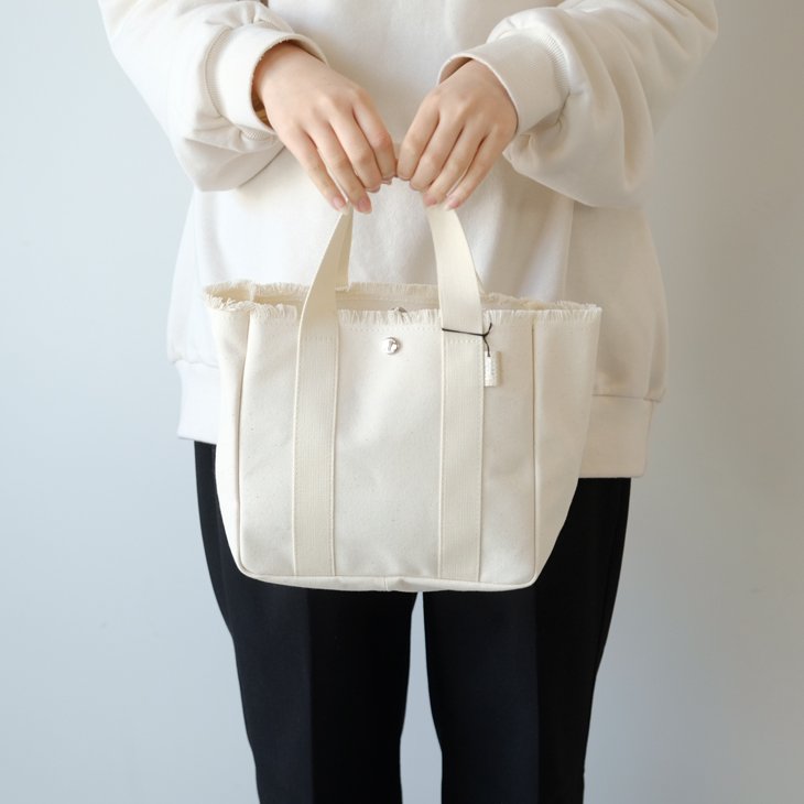 blancle (ブランクレ) | CANVAS MINI BASIC TOTE (white) | 送料無料