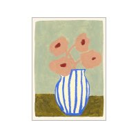 THE POSTER CLUB x  Carla Llnaos | Pink Flowers | 30x40cm アートプリント/アートポスター 北欧 デンマークの商品画像