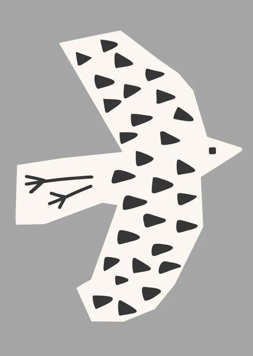 話題の人気 Silvia | Studio PSTR - アートプリント 50x70cm | III Bird コレクション