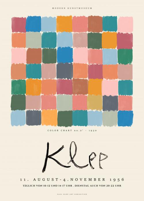 PAUL KLEE | Color Charts | A3 アートプリント/ポスター | パウル 