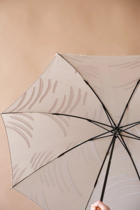 hatsutoki | summer wind 晴雨兼用折畳み傘 (ベージュ) | 折りたたみ傘
