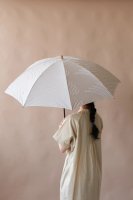 hatsutoki | summer wind 晴雨兼用折畳み傘 (ベージュ) | 折りたたみ傘 UVカット 防水加工の商品画像