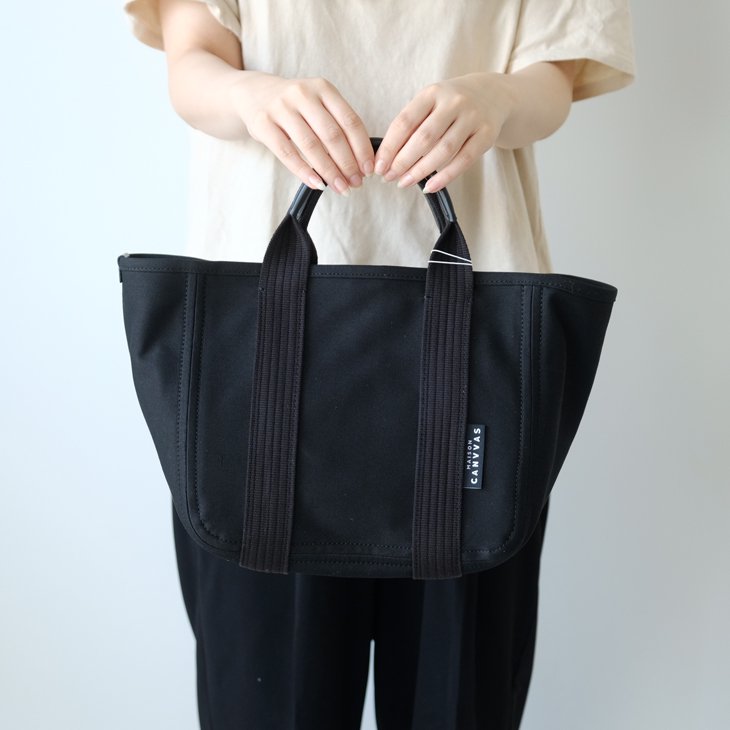 MAISON CANVVAS (メゾンキャンバス) | CANVAS Tote S (all-black