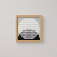 a good view (designed by QUARTER REPORT) | 20x20cm 月食 グレー 北欧 アートポスター の商品画像