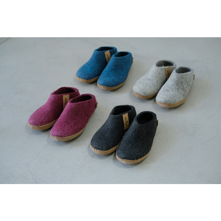 glerups (グレーラップ) | SLIP-ON (grey) | 40サイズ ルームシューズ