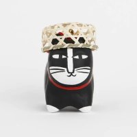 LISA LARSON (リサ・ラーソン) | リサ・ラーソンの猫張り子 (くろねこ) | こけし 北欧 雑貨 リサラーソン ギフトの商品画像