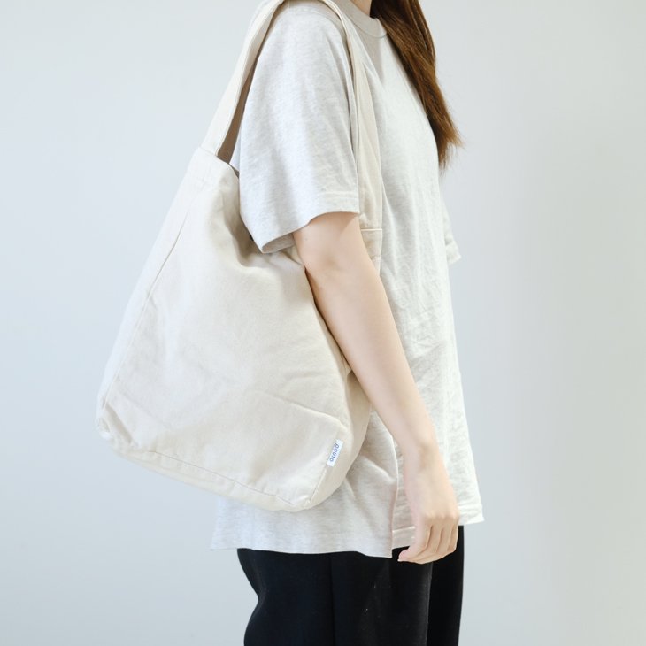 POUTO (ポウト) | CANVAS SINGLE TOTE (natural) | トートバッグ 鞄 お洒落