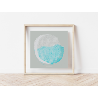 Fomu illustrations | The earth, blue ocean | 50x50cm ȥץ/ȥݥ ̲ ǥޡξʲ