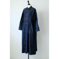 ASEEDONCLOUD | Kigansai shirtdress / Indigo nylon cloth (indigo) | ԡ ɥ󥯥饦  ξʲ