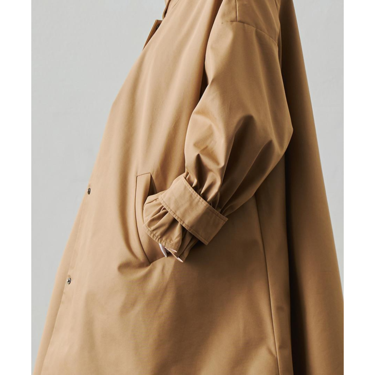 WHYTO. (ホワイト) | TENT LINE COAT (beige) | 送料無料 アウター