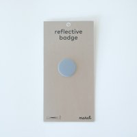march (マーチ) | reflective badge MINI (metallic blue) | リフレクティブバッジ 自転車 バッグ リフレクター 反射の商品画像